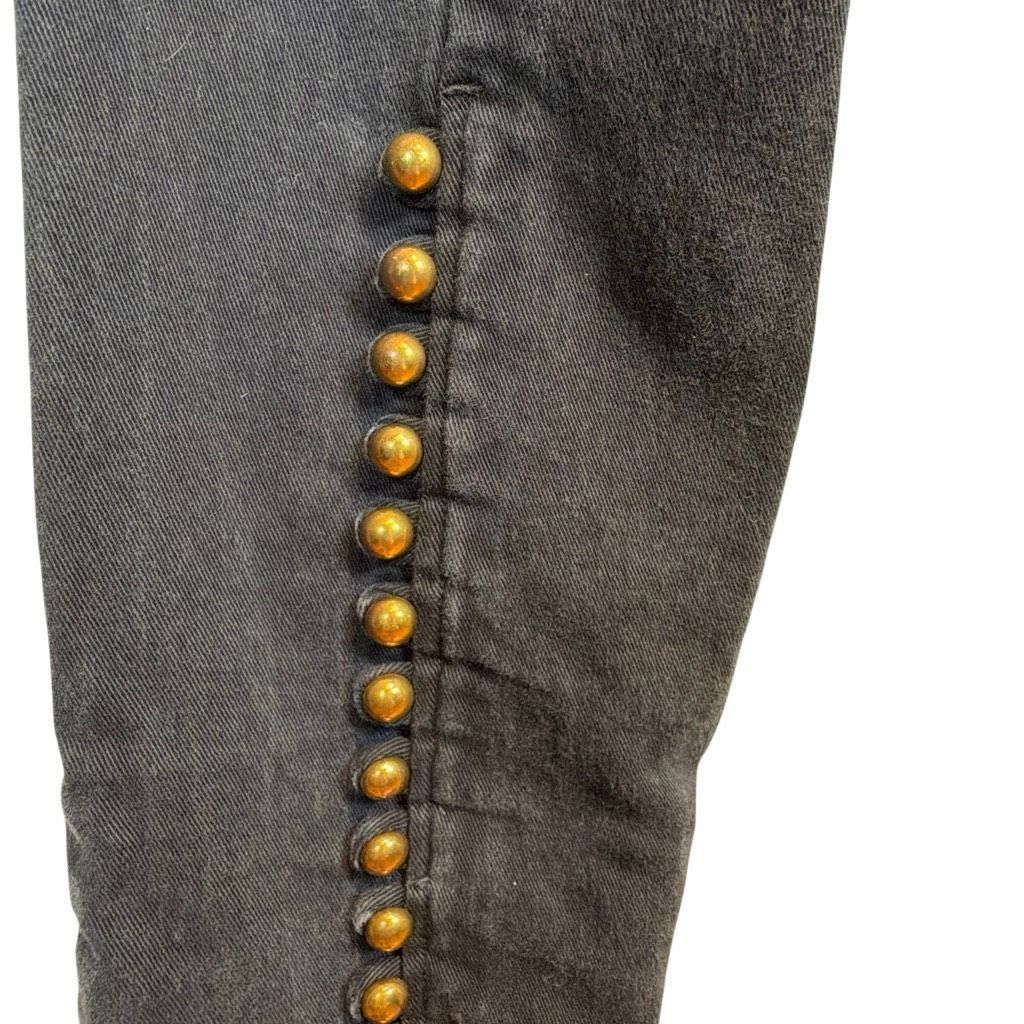 Twenty Twenty8Twelve by S. Miller Black Boho Studded Low Rise Skinn Size 25" / US 0 / IT 36 - 9 Thumbnail