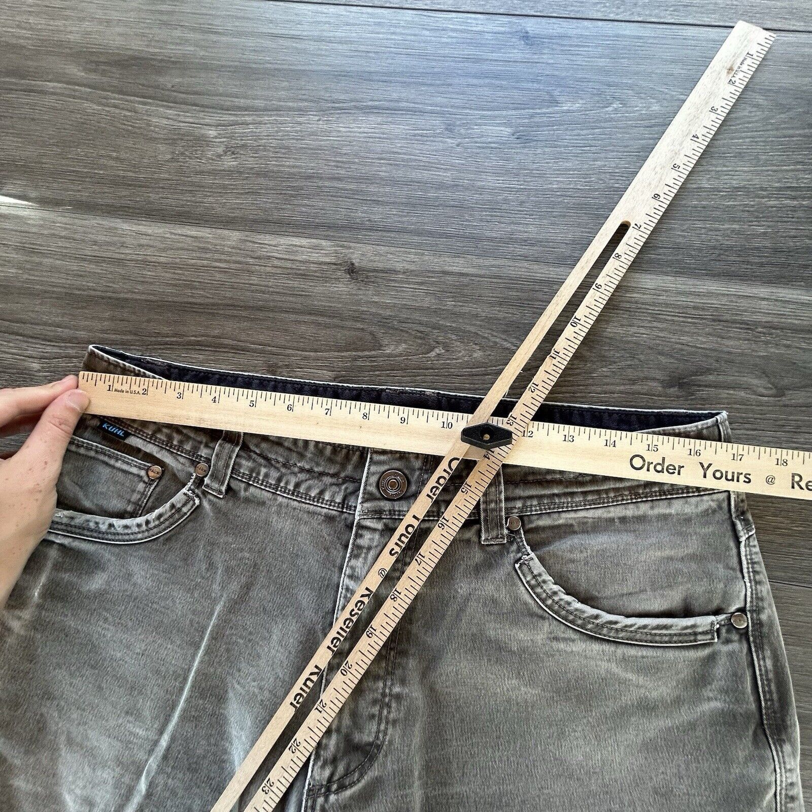 Kuhl Kuhl Rydr Pants Mens 34 Canvas Faded Straight Leg GORP 5016 Size US 34 / EU 50 - 7 Thumbnail