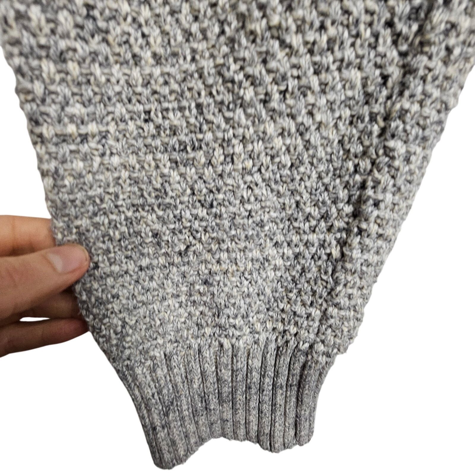 Gap Gap Mens Cable Knit Fisherman Cardigan Sweater Heavyweight Size US L / EU 52-54 / 3 - 5 Thumbnail