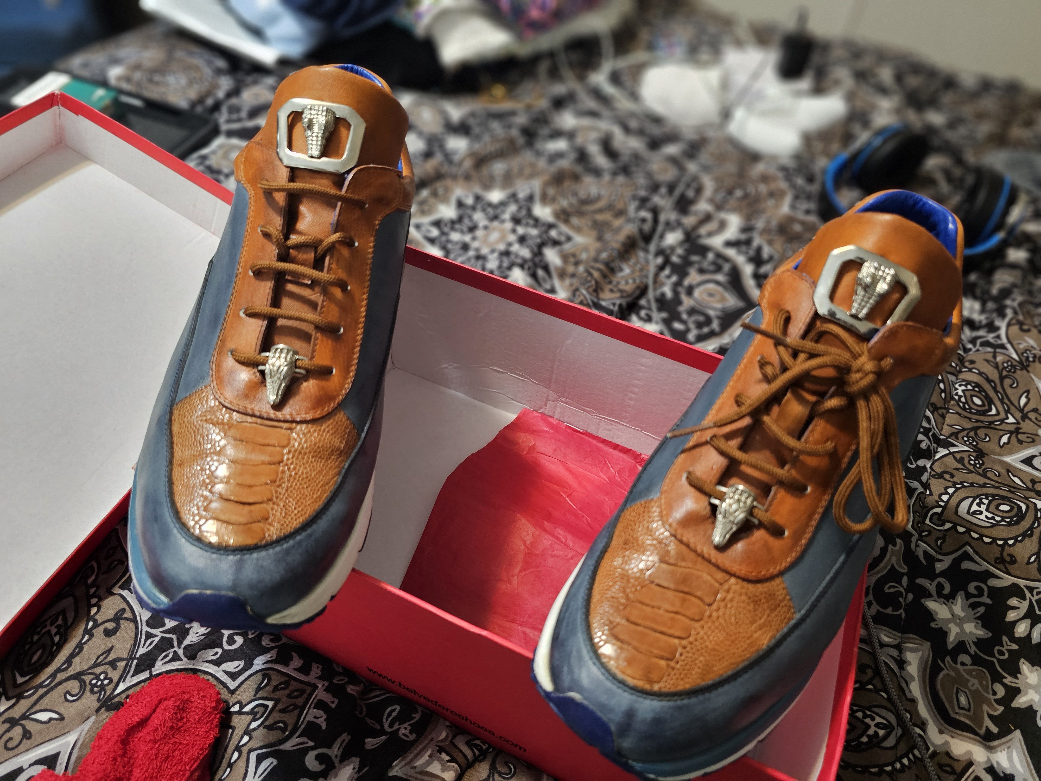 Belvedere Flash - Ant. Blue Safari/Ant. Almond Size US 12 / EU 45 - 2 Thumbnail