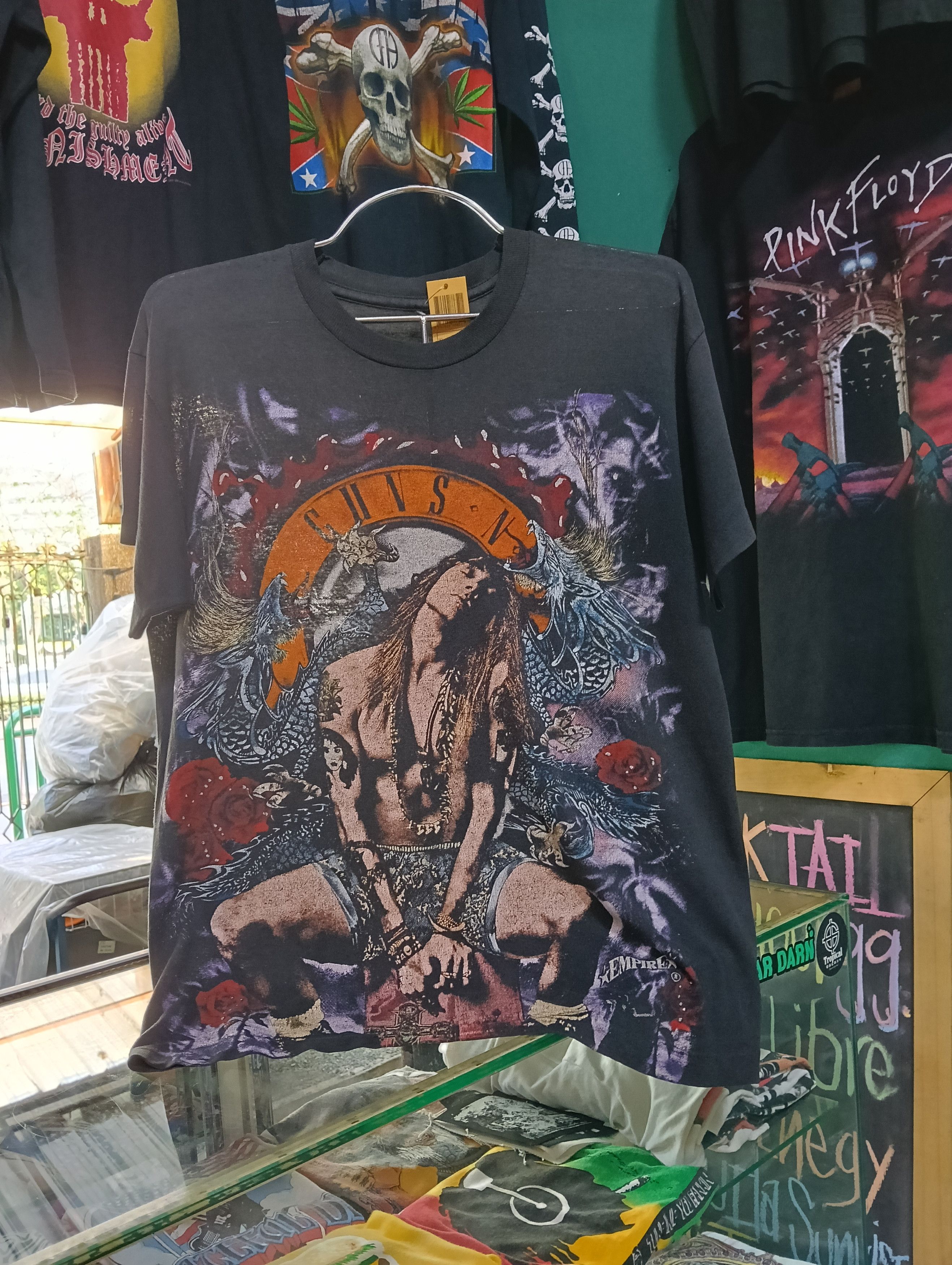 Vintage Guns n roses Axel rose vintage t shirt ovp size XL. Size US L / EU 52-54 / 3 - 1 Thumbnail