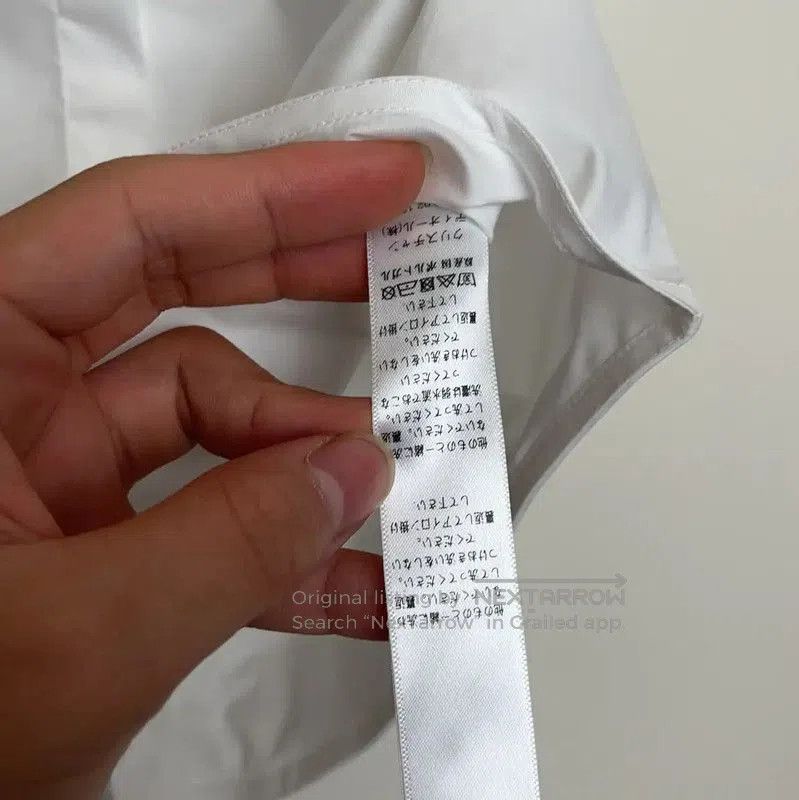 Dior Dior Men's Sleeveless White Nylon Shirt . Size US XXS / EU 40 - 5 Thumbnail