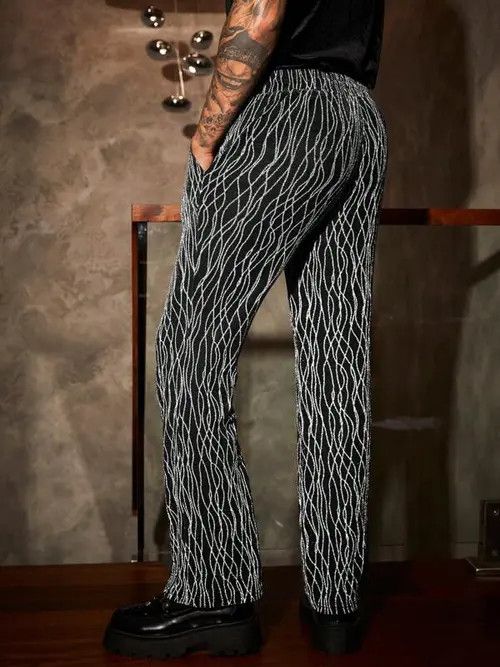 Japanese Brand × Vintage Casual flared sweatpants unique fashion Size US 32 / EU 48 - 1 Thumbnail