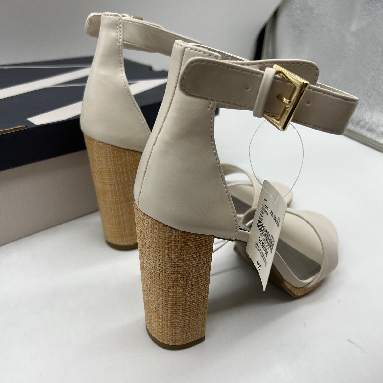 Other Worthington Womens Lynch Heeled Sandals Ivory Size US 9.5 / IT 39.5 - 7 Thumbnail