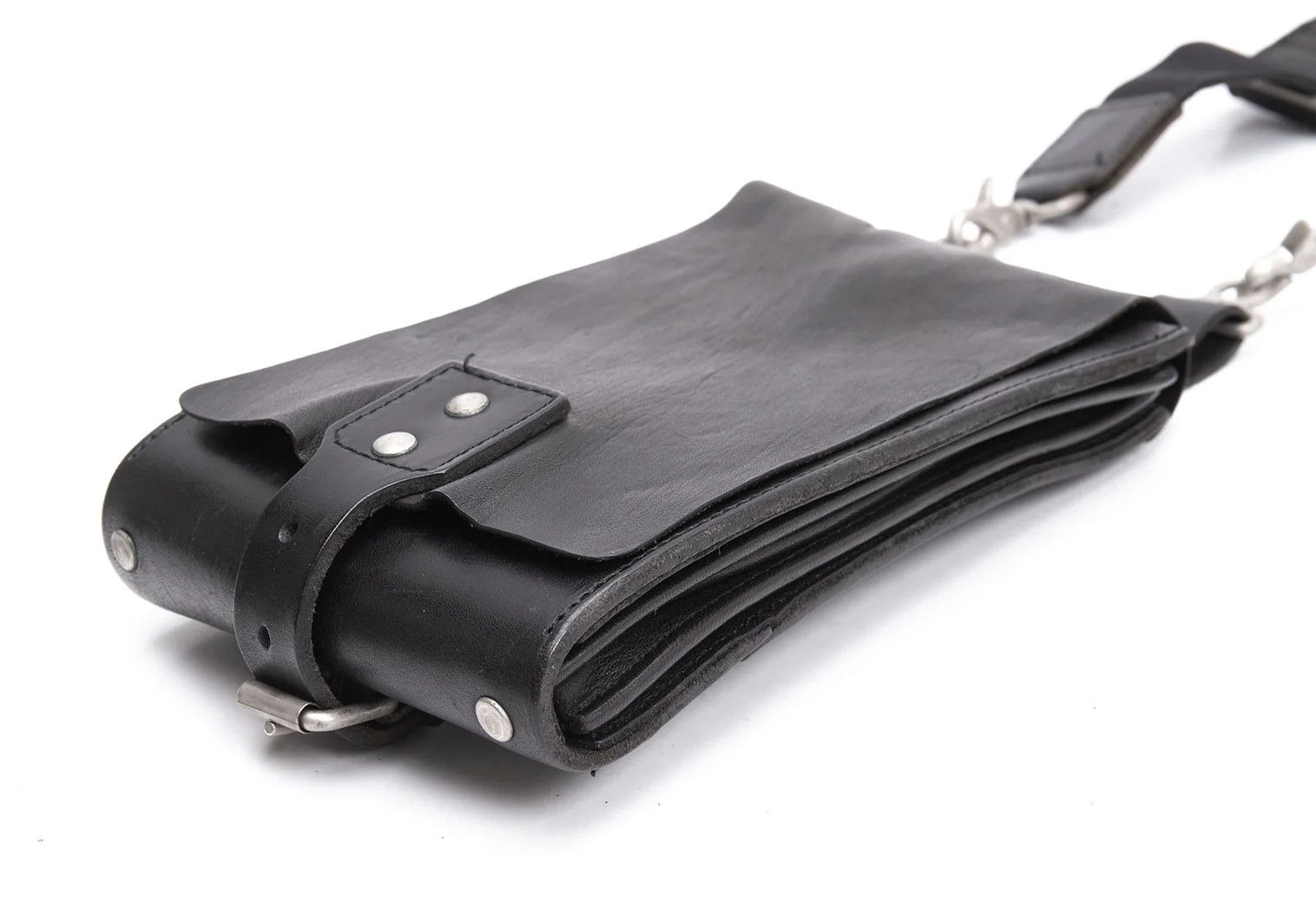 Yohji Yamamoto Yohji Yamamoto Horse Leather Mini Shoulder Bag Size ONE SIZE - 4 Thumbnail