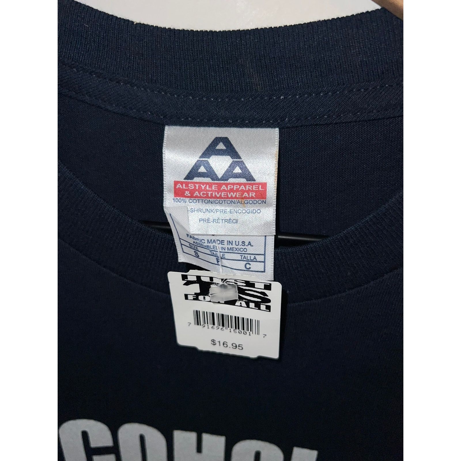 Gildan Y2K ATF Alcohol Tobacco Firearms Blue Humor Joke Shirt Small Size US S / EU 44-46 / 1 - 5 Thumbnail
