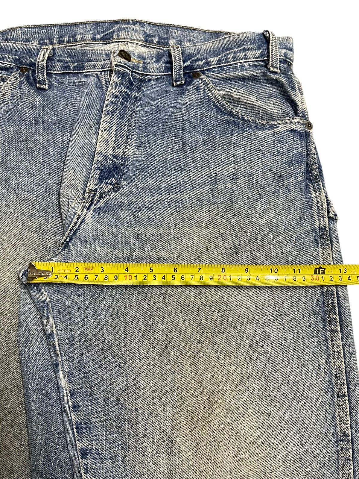 Dickies Vintage Dickies Blue Faded Wash Carpenter Loose Jeans Size US 34 / EU 50 - 14 Thumbnail