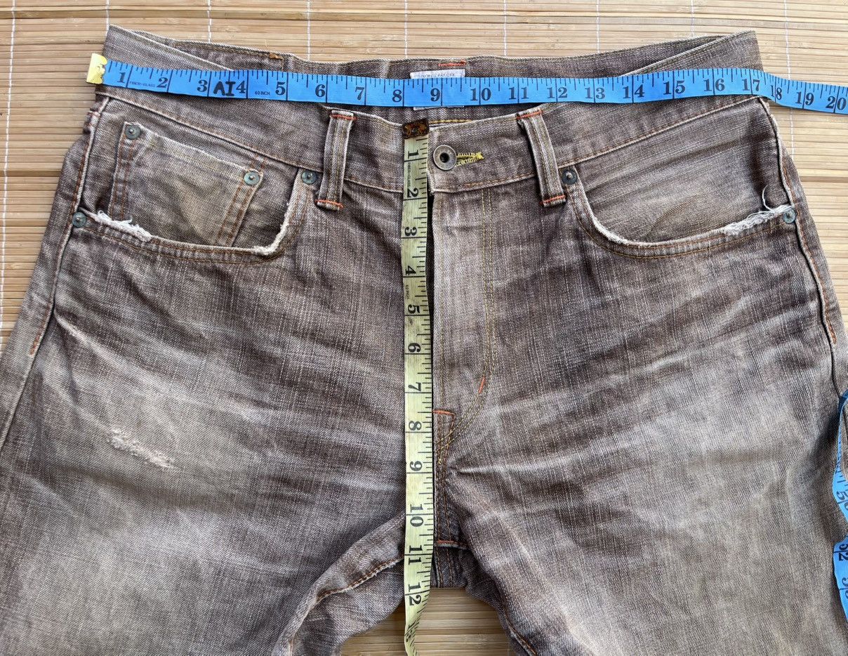 Edwin Vintage Edwin 505zx selvedge denim distress Size US 35 - 20 Thumbnail