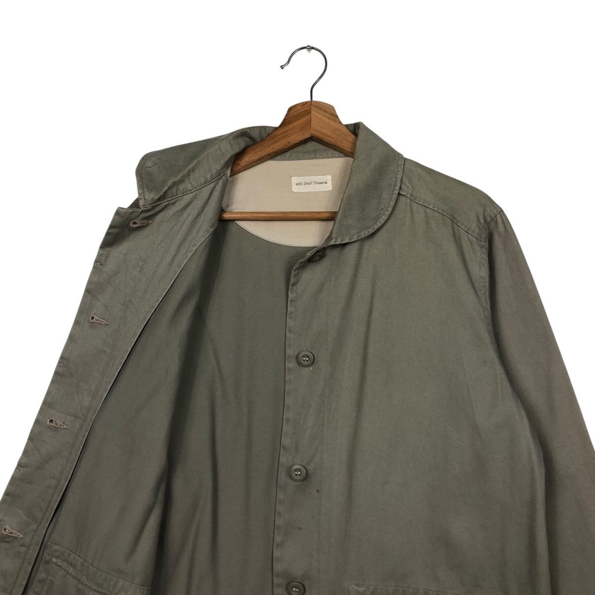 Japanese Brand × Vintage 📌Vtg Chore Work Jacket Button One Shot Dreams Issey Miyake Size US M / EU 48-50 / 2 - 13 Thumbnail