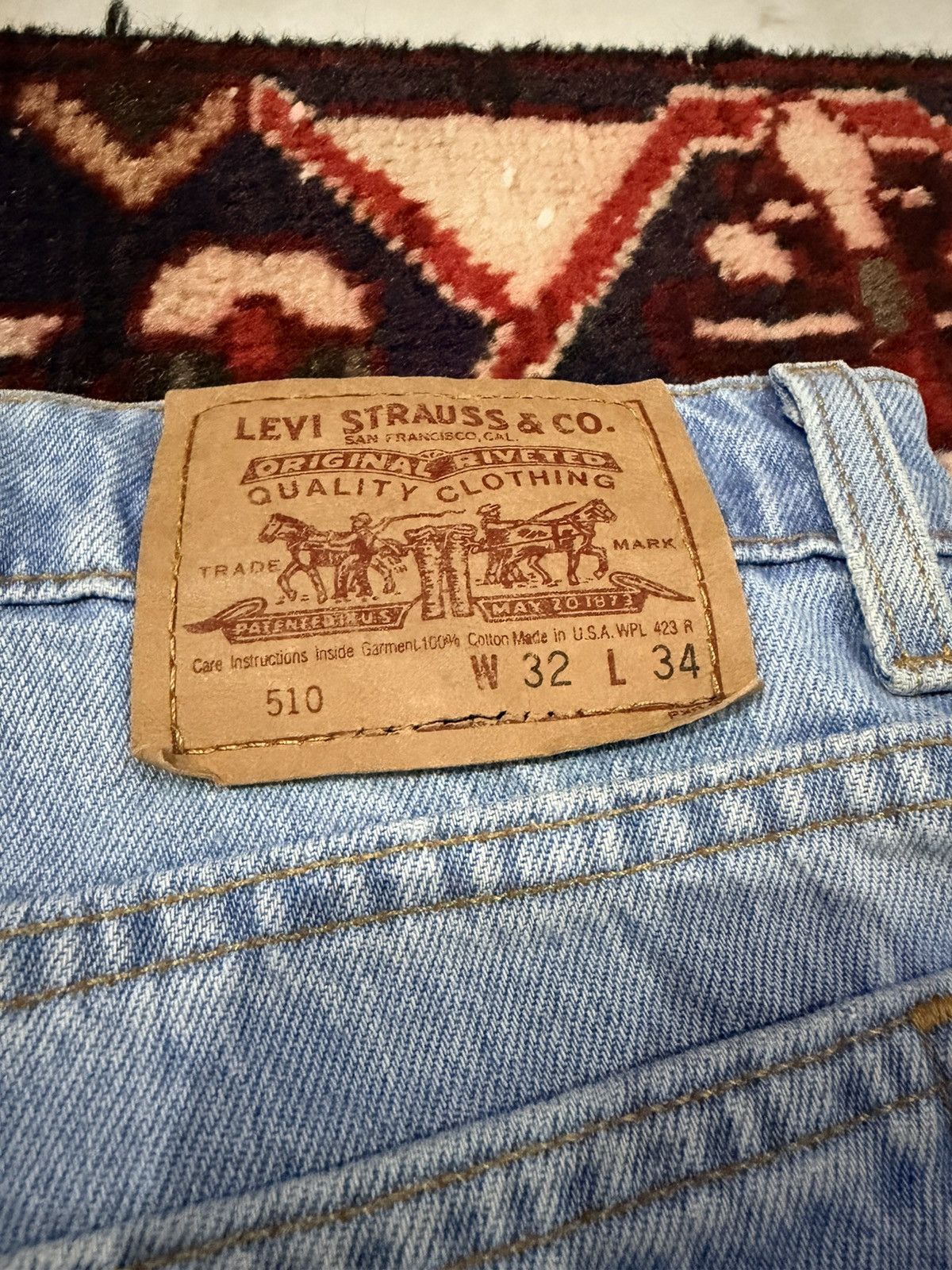 Levi's Vintage 90s Levis 510 Made In USA Size US 31 - 3 Thumbnail