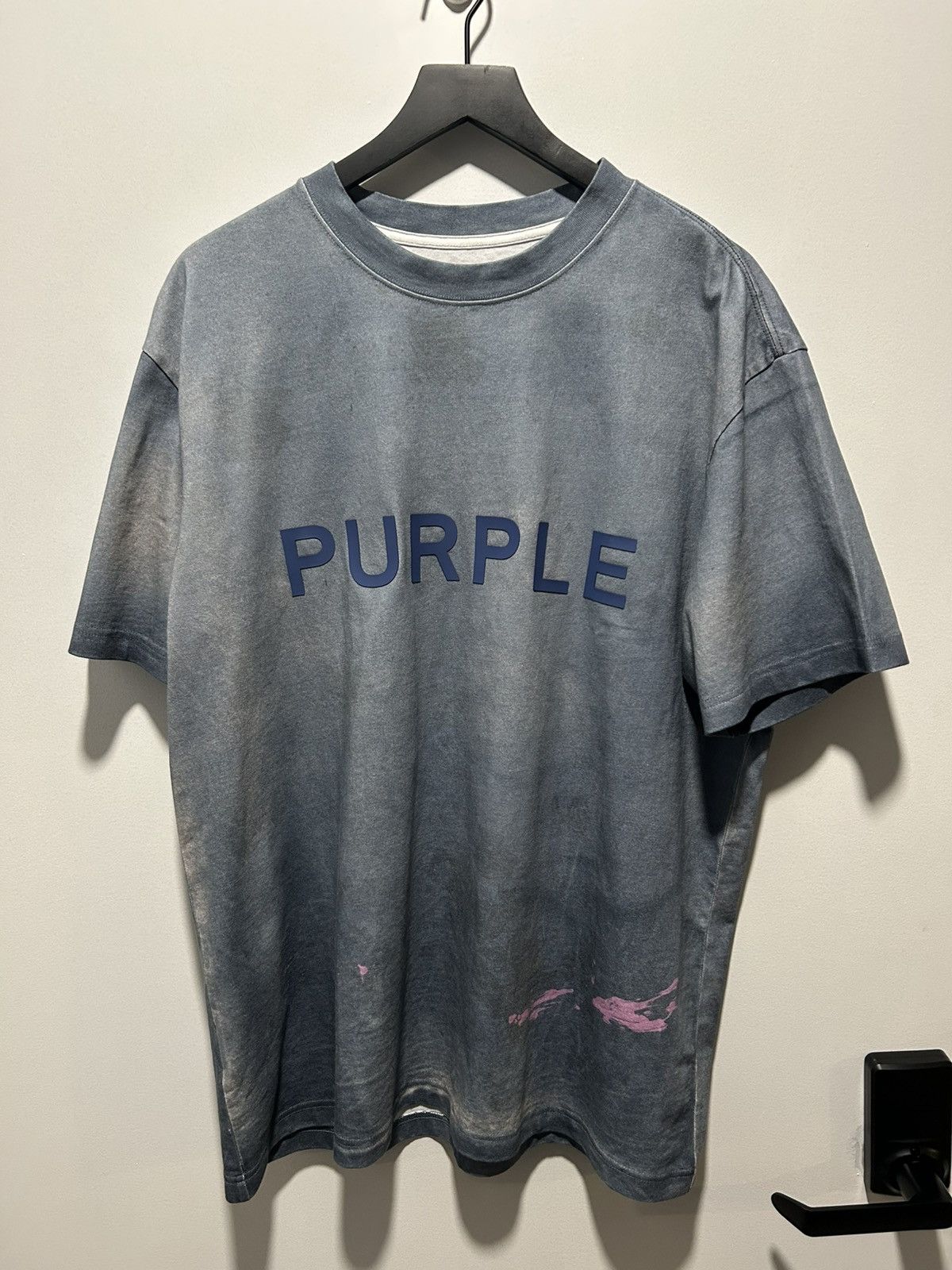 Purple Brand Purple Brand Wordmark Tee Size US L / EU 52-54 / 3 - 1 Thumbnail