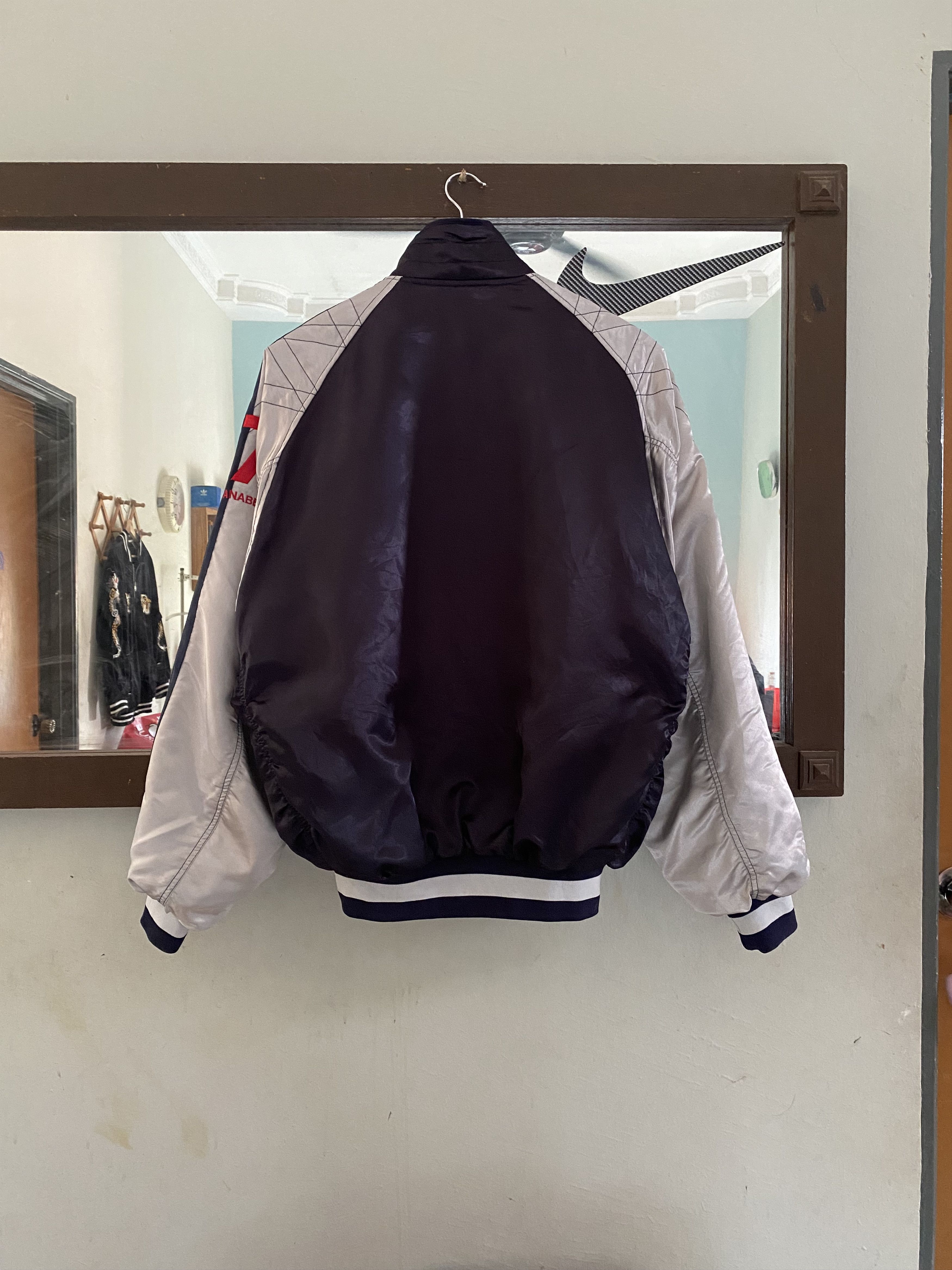 MLB Vintage Mizuno Nichu Baseball Jacket Size US XL / EU 56 / 4 - 5 Thumbnail