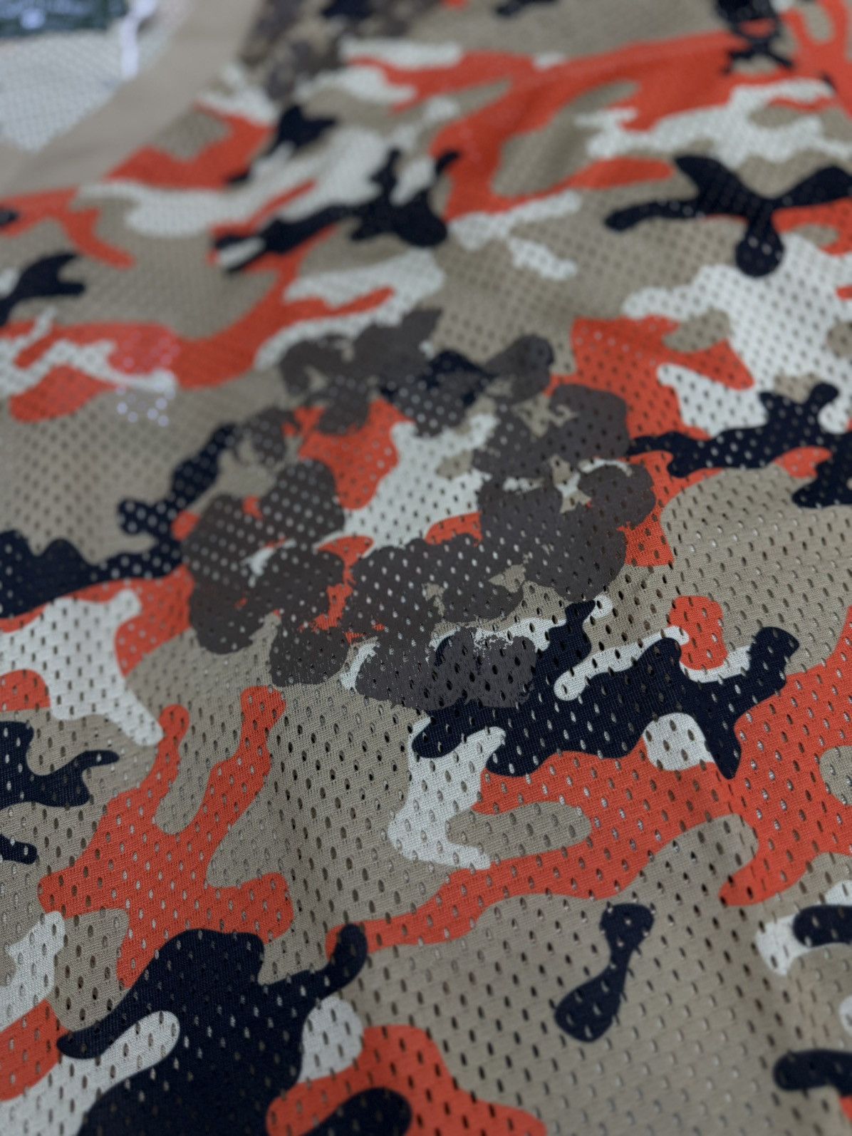 DENIM TEARS Denim Tears Tan Orange Camo Cotton Wreath Jersey (XXL) (NEW) Size US XXL / EU 58 / 5 - 4 Thumbnail
