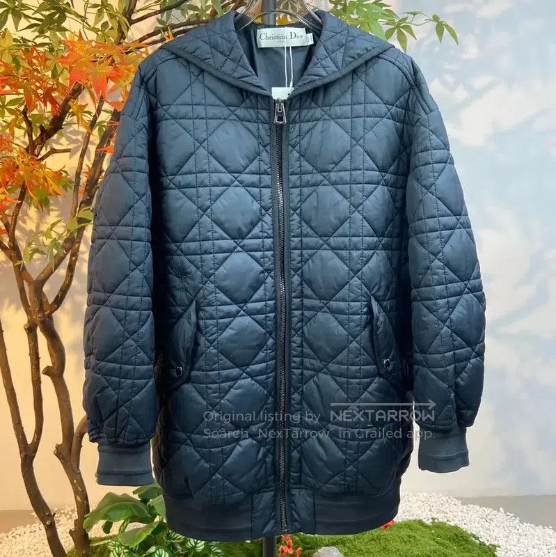 Dior Dior Quilted Black Women's Coat . Size L / US 10 / IT 46 - 1 Thumbnail