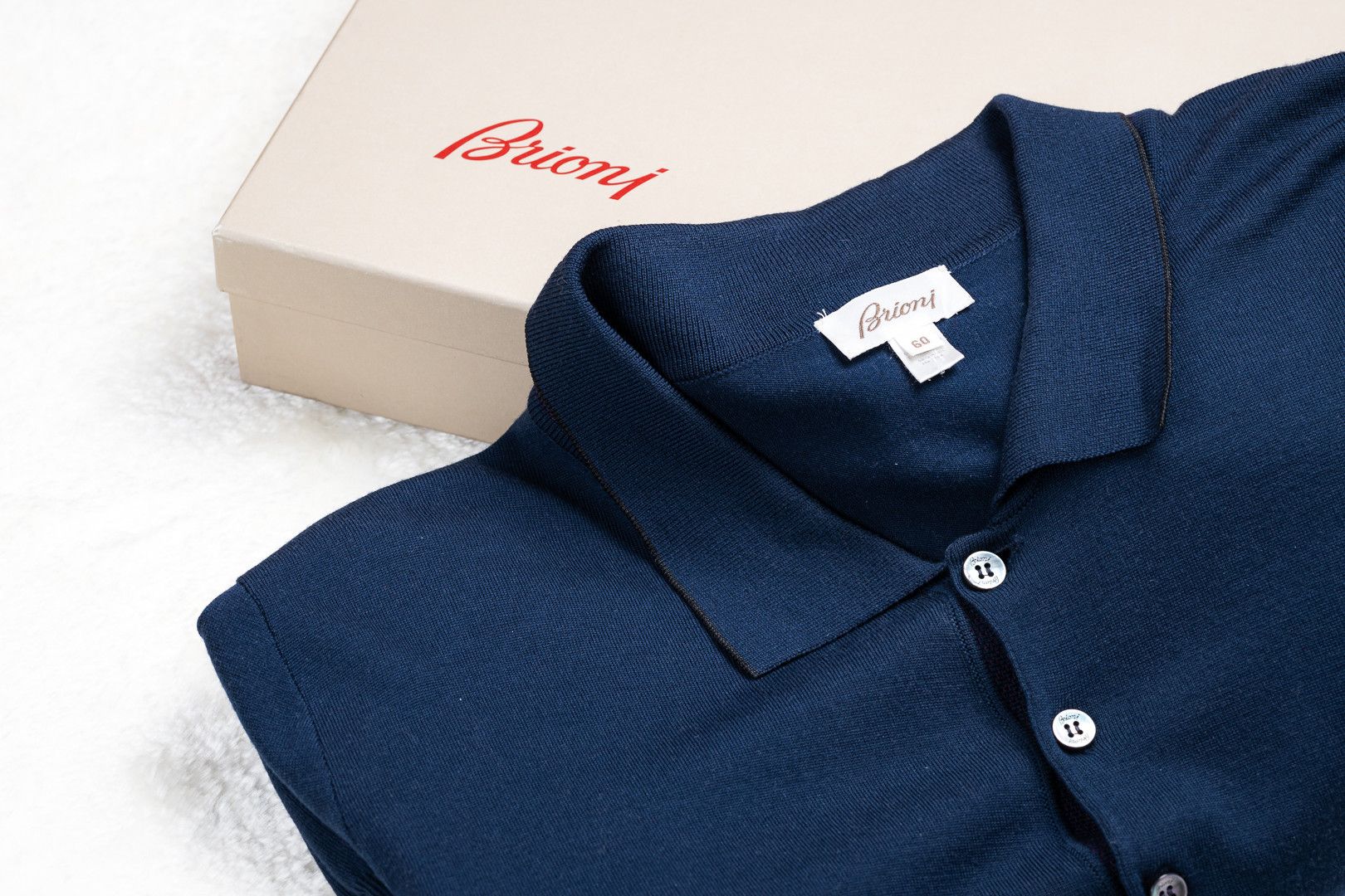Brioni Men's polo Brioni Size US XL / EU 56 / 4 - 3 Thumbnail
