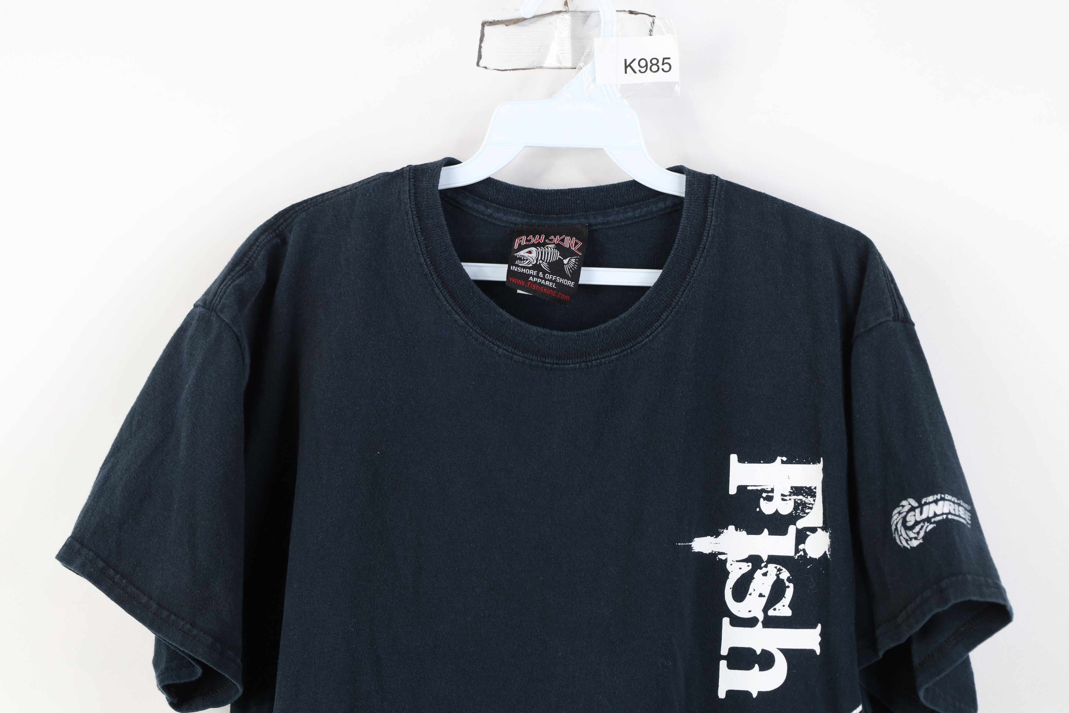 Vintage Vintage Y2K Streetwear Fish Skinz Marlin Fishing T-Shirt Size US L / EU 52-54 / 3 - 2 Thumbnail