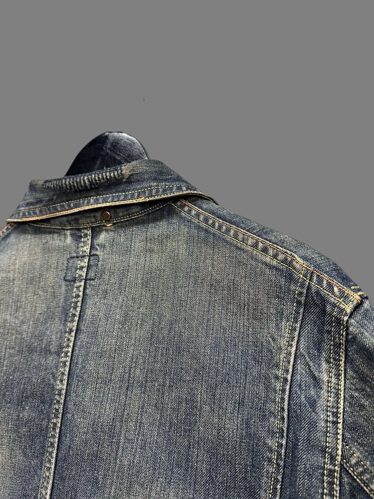 Diesel G-Star Raw Denim Jacket Distressed Workwear 2000s Size US L / EU 52-54 / 3 - 19 Thumbnail