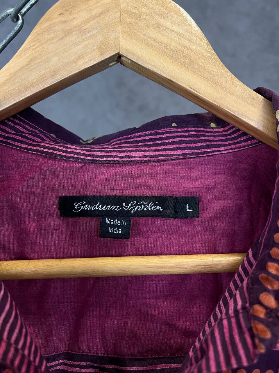Designer Gudrun Sjoden designer crazy silk shirt Size L / US 10 / IT 46 - 3 Thumbnail