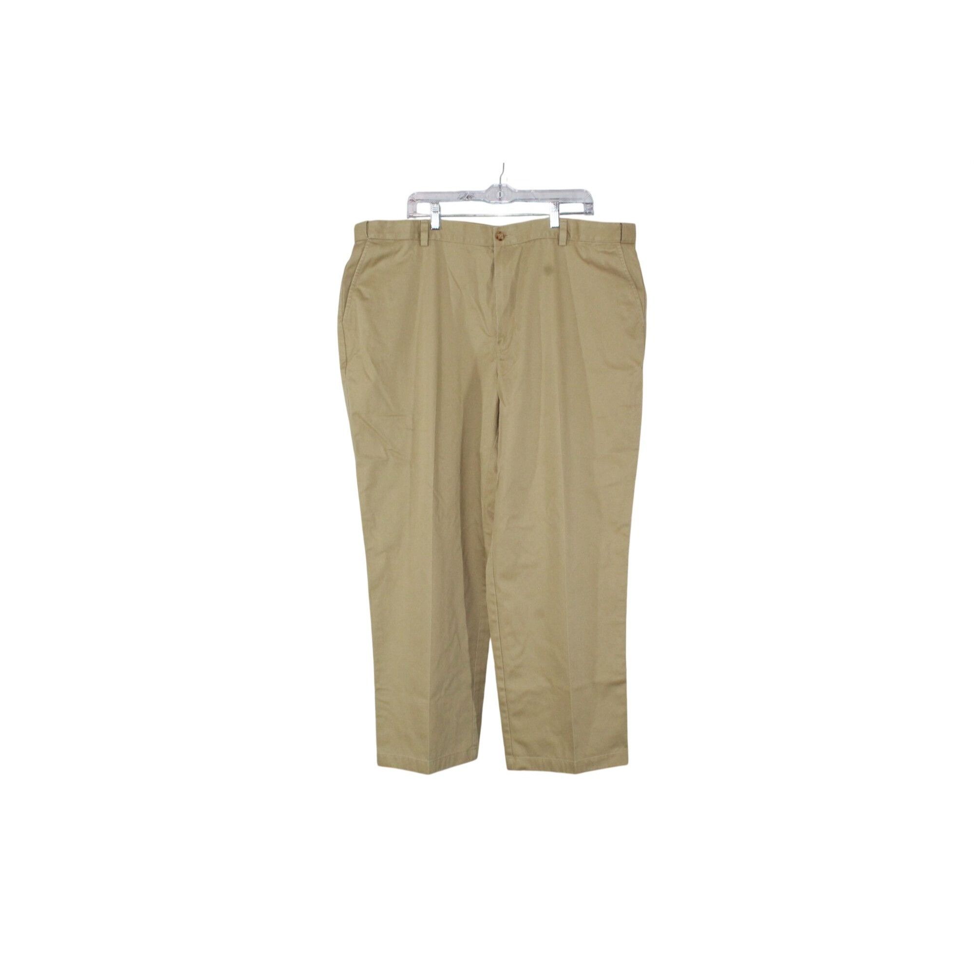 L.L. Bean LL Bean Men Wrinkle Free Chinos Hidden Comfort Khaki Dress Size US 44 / EU 60 - 1 Thumbnail