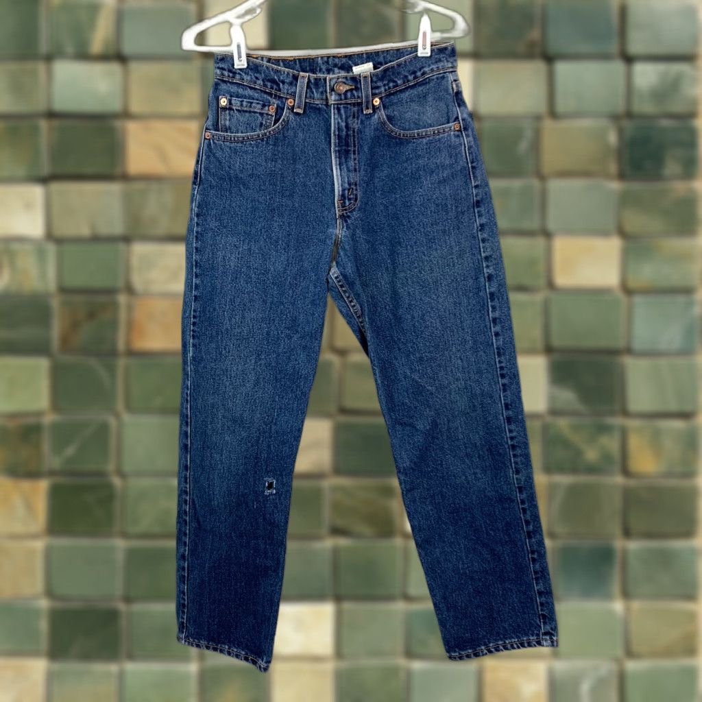 Levi's VINTAGE Levis 550 Jeans Men 31 Regular Distressed 100% Cotton Blue Distressed 5-Pocket Size US 31 - 1 Thumbnail