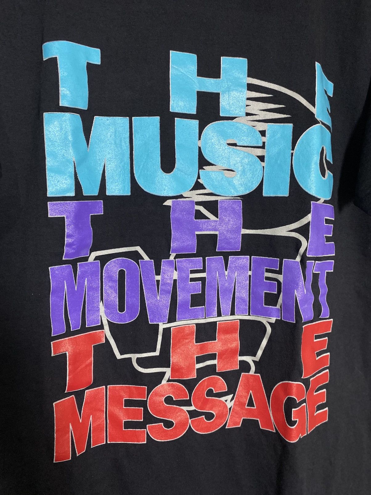 Rap Tees × Vintage Rare Vintage 90s Rapp Style International Tshirt Size US L / EU 52-54 / 3 - 2 Thumbnail