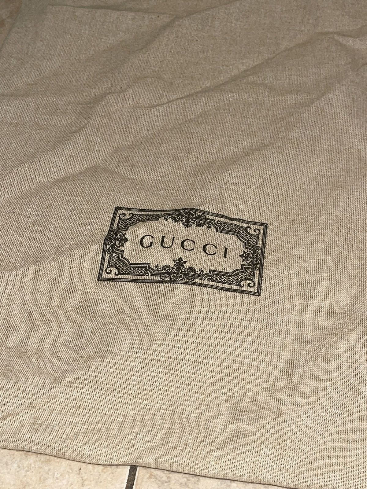 Gucci GUCCI Drawstring Dust Bag 17” x 14” Size ONE SIZE - 3 Thumbnail