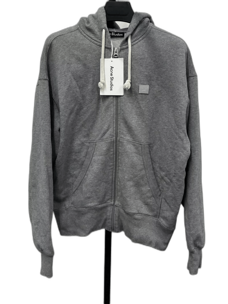 Acne Studios Acne Studios gray zip hoodie Size US XXS / EU 40 - 1 Thumbnail