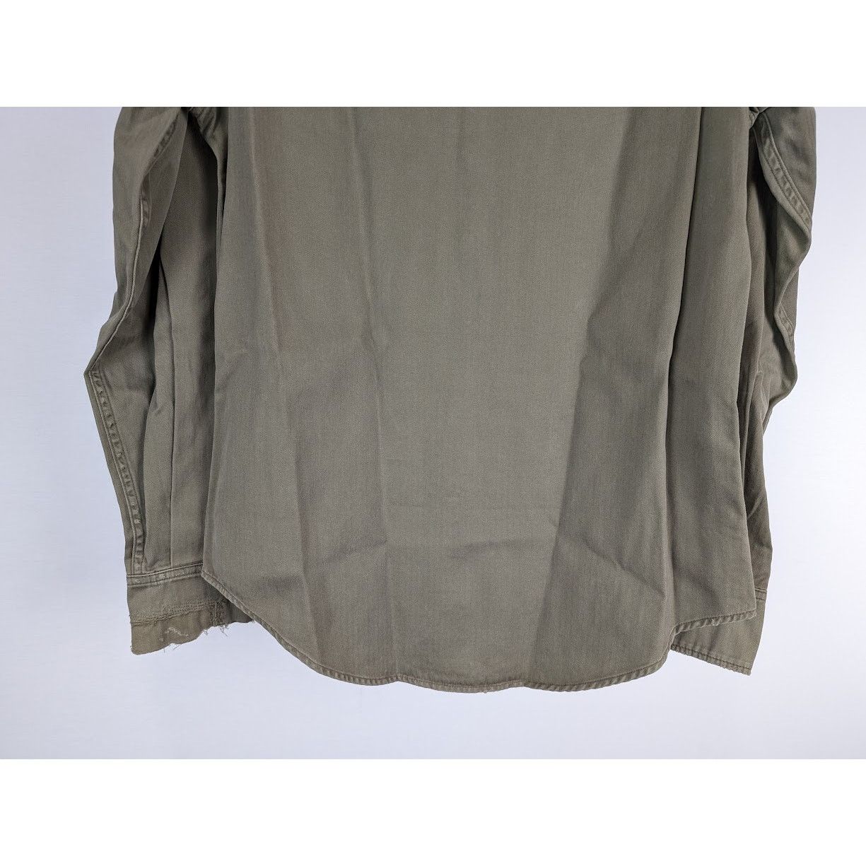 Saint Laurent Paris o1rshd1 Shirt in Green Size US M / EU 48-50 / 2 - 13 Thumbnail
