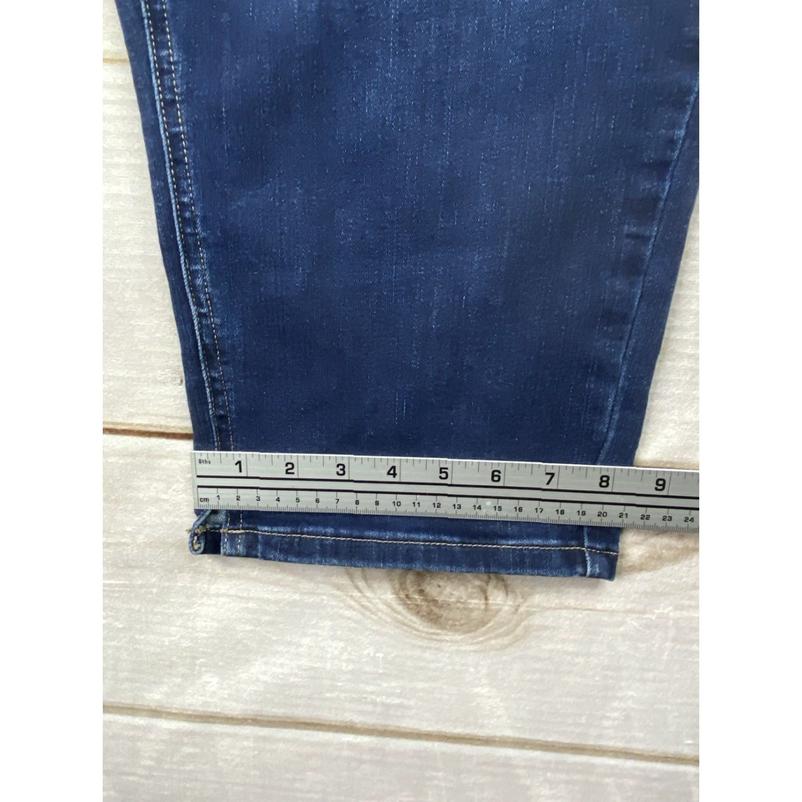 Vintage Maurices Jeans Womens 22W High Rise Cropped Denim Blue 90s City School Maurices Shirt? Size 40" / US 18 - 5 Thumbnail