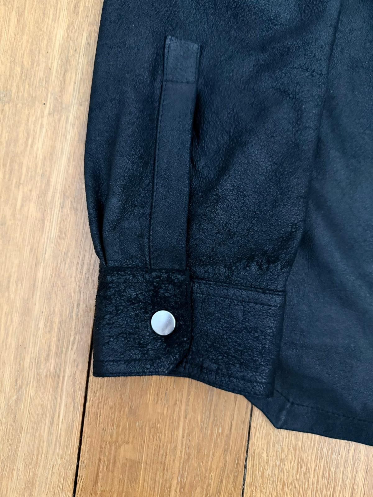 Rick Owens Blistered Leather Outhershirt Size US M / EU 48-50 / 2 - 5 Thumbnail