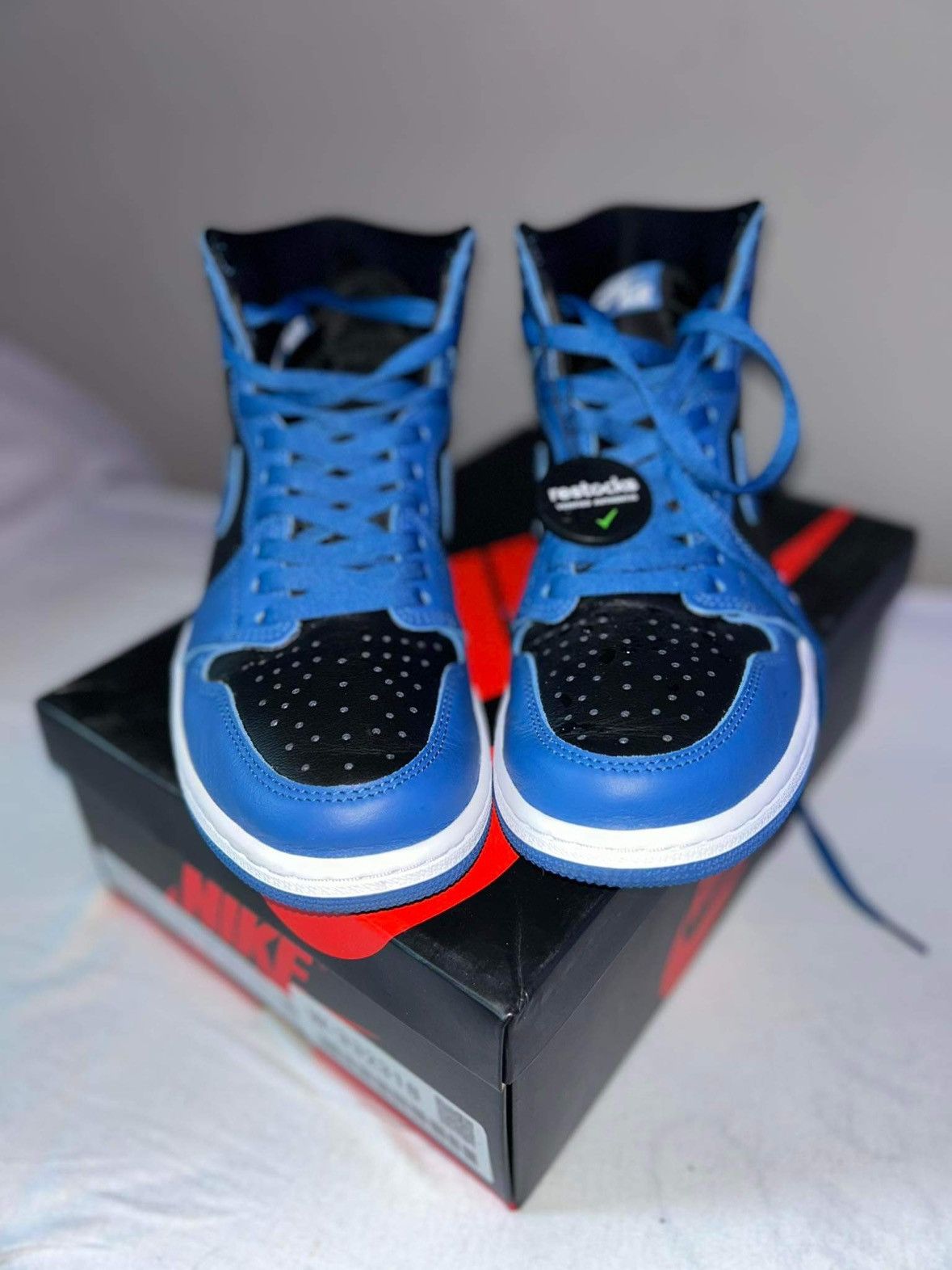 Jordan Brand × Nike Jordan 1 High Marina blue Size US 9 / EU 42 - 2 Thumbnail