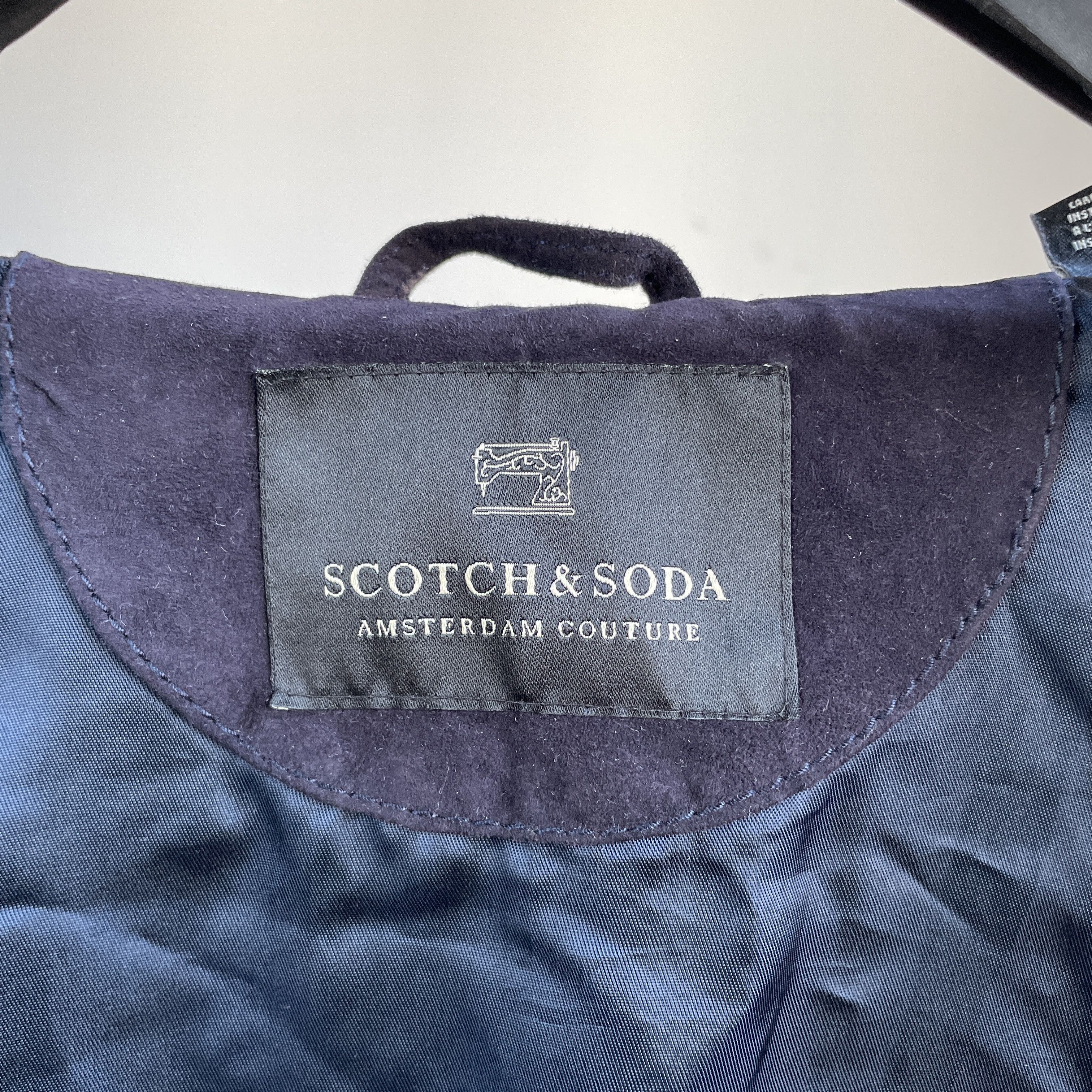 Scotch & Soda Scotch & Soda Purple Suede Leather Bomber Jacket Size L Size US L / EU 52-54 / 3 - 10 Thumbnail