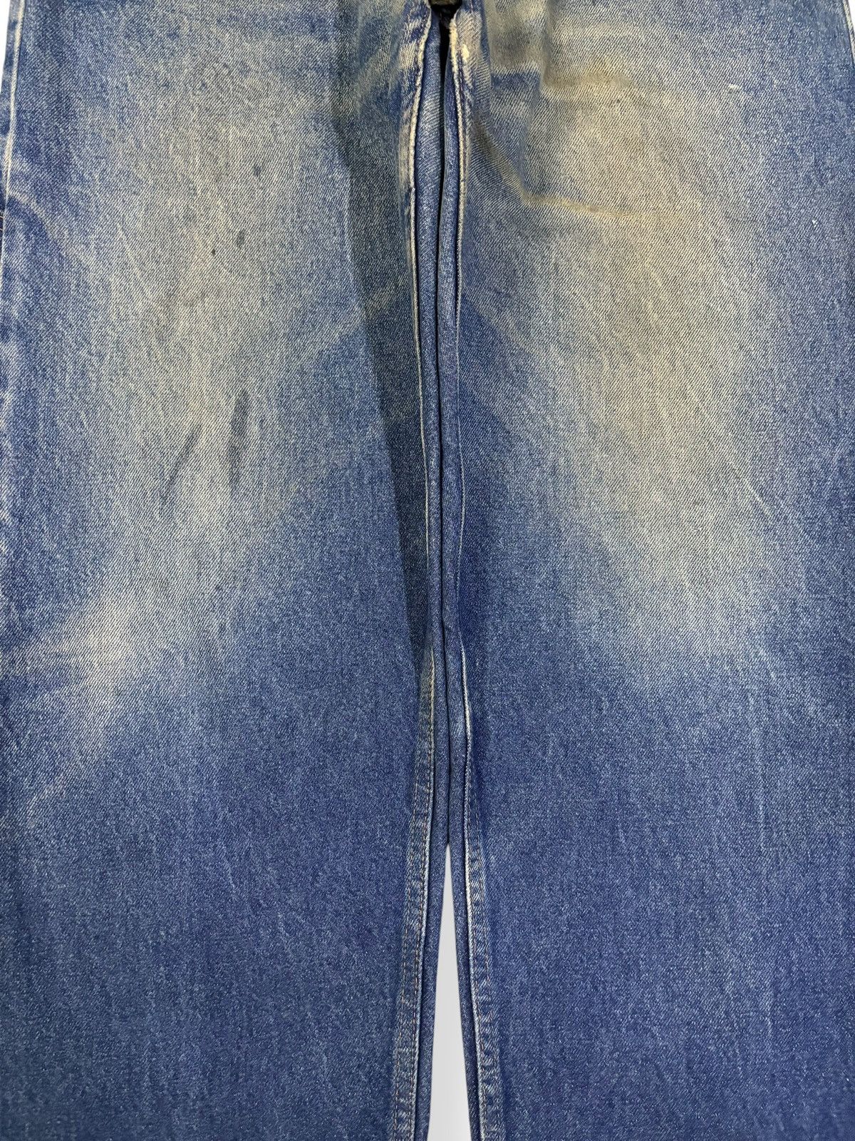 Other Y2K Prison Blues Dirt Mud Wash Loose Tapered Carpenter Jeans Size US 36 / EU 52 - 4 Thumbnail
