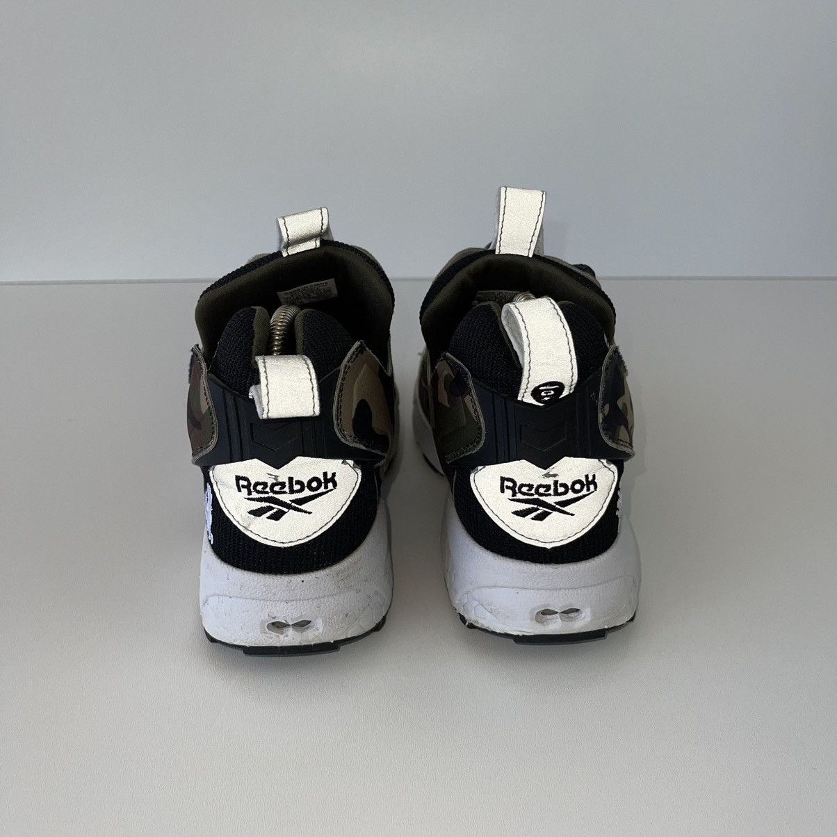 Bape × Reebok Reebok AAPE X Pump Fury Instapump Shoes Camo Bape V53879 Size US 7.5 / EU 40-41 - 10 Thumbnail