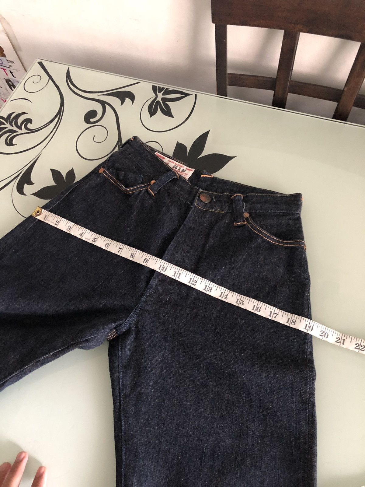 Evisu Rare❗️Vintage 80s Evisu Yamane Embroidery Denim Size US 26 / EU 42 - 17 Thumbnail