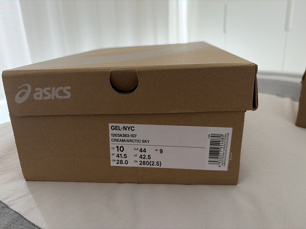 Asics ASIC NYC Cream/Arctic Blue Size US 10 / EU 43 - 4 Thumbnail
