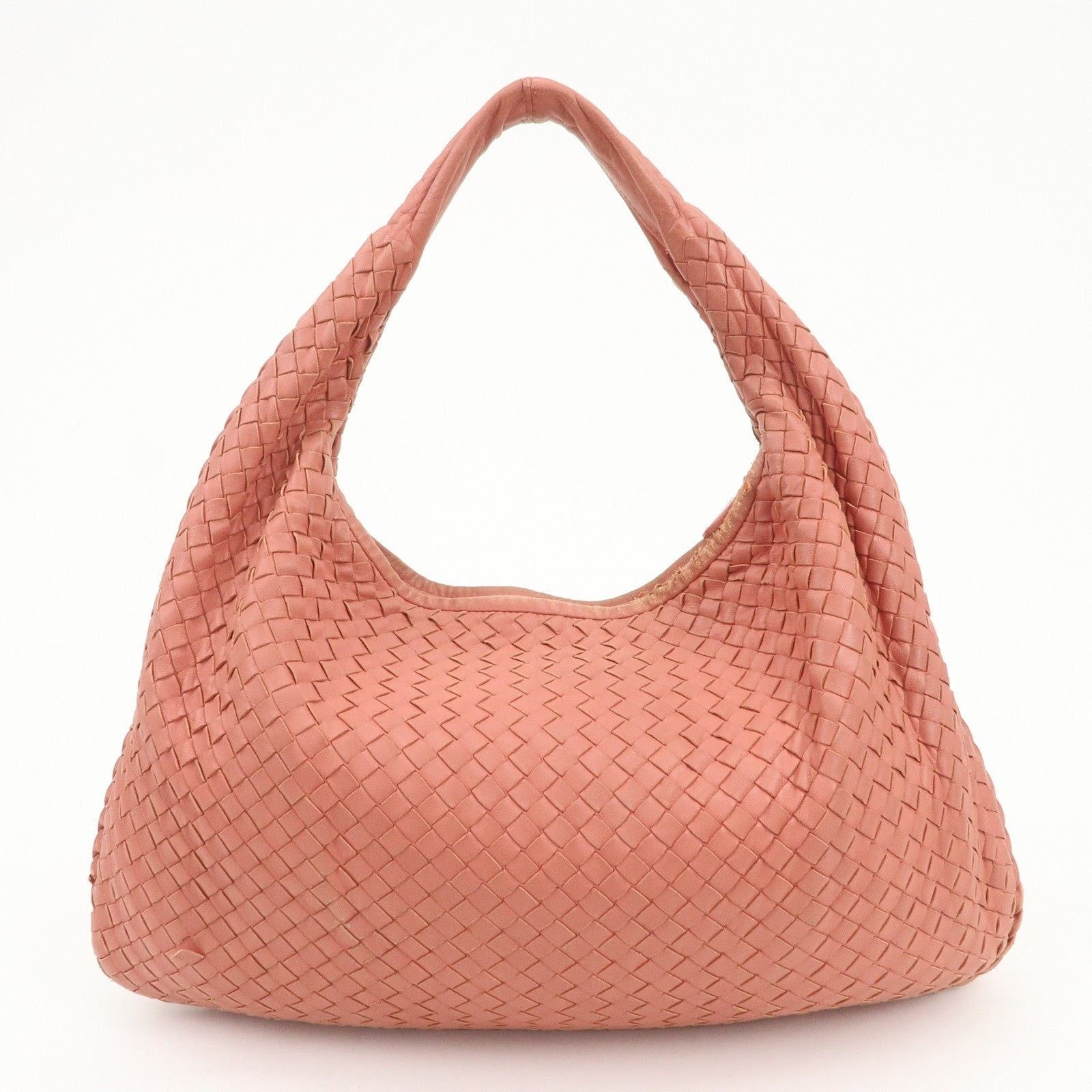 Bottega Veneta Bottega Veneta Intrecciato Lambskin Hobo Bag Pink Size ONE SIZE - 2 Thumbnail