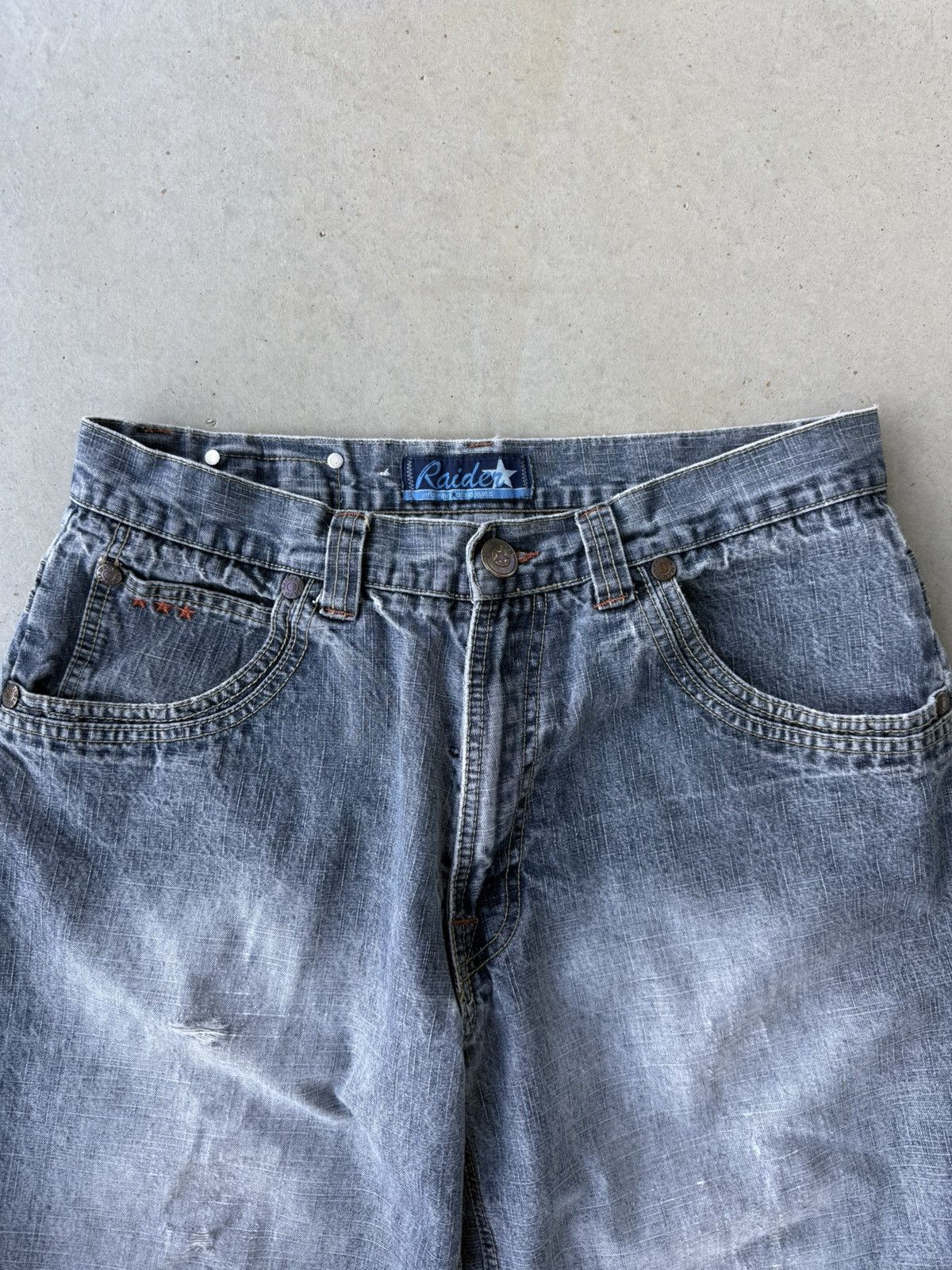 Southpole Vintage Y2K Raider Light Wash Southpole Style Baggy Shorts Size US 34 / EU 50 - 4 Thumbnail