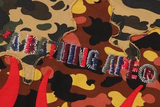 Bape Bape Upcycled Sweatshirt Size ONE SIZE - 4 Thumbnail