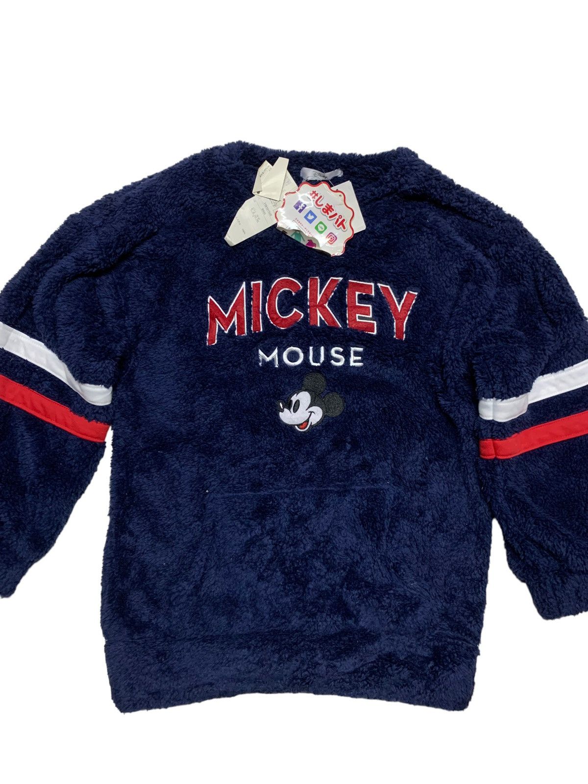 Japanese Brand × Mickey Mouse Mickey Mouse fleece sweatshirt women’s fashion Size S / US 4 / IT 40 - 6 Thumbnail