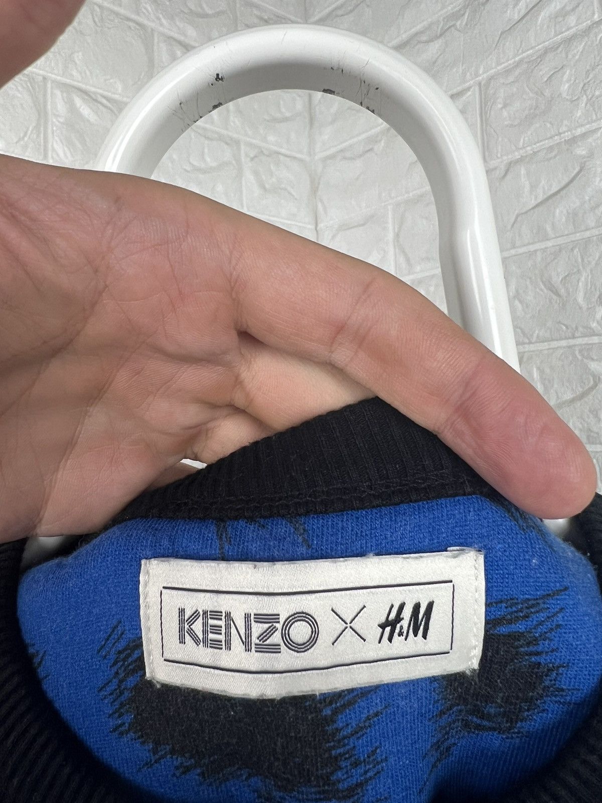 H&M × Kenzo Kenzo x H&M Jungle Paris Embroidered Tiger Sweatshirt Size US L / EU 52-54 / 3 - 6 Thumbnail