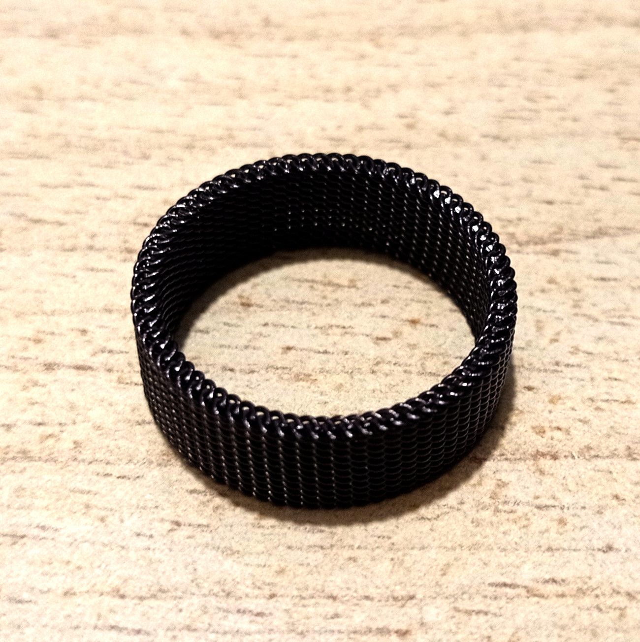 Designer × Japanese Brand × Vintage Punk Goth Myth Chain Net Black Ring Unique Rave Size ONE SIZE - 1 Thumbnail