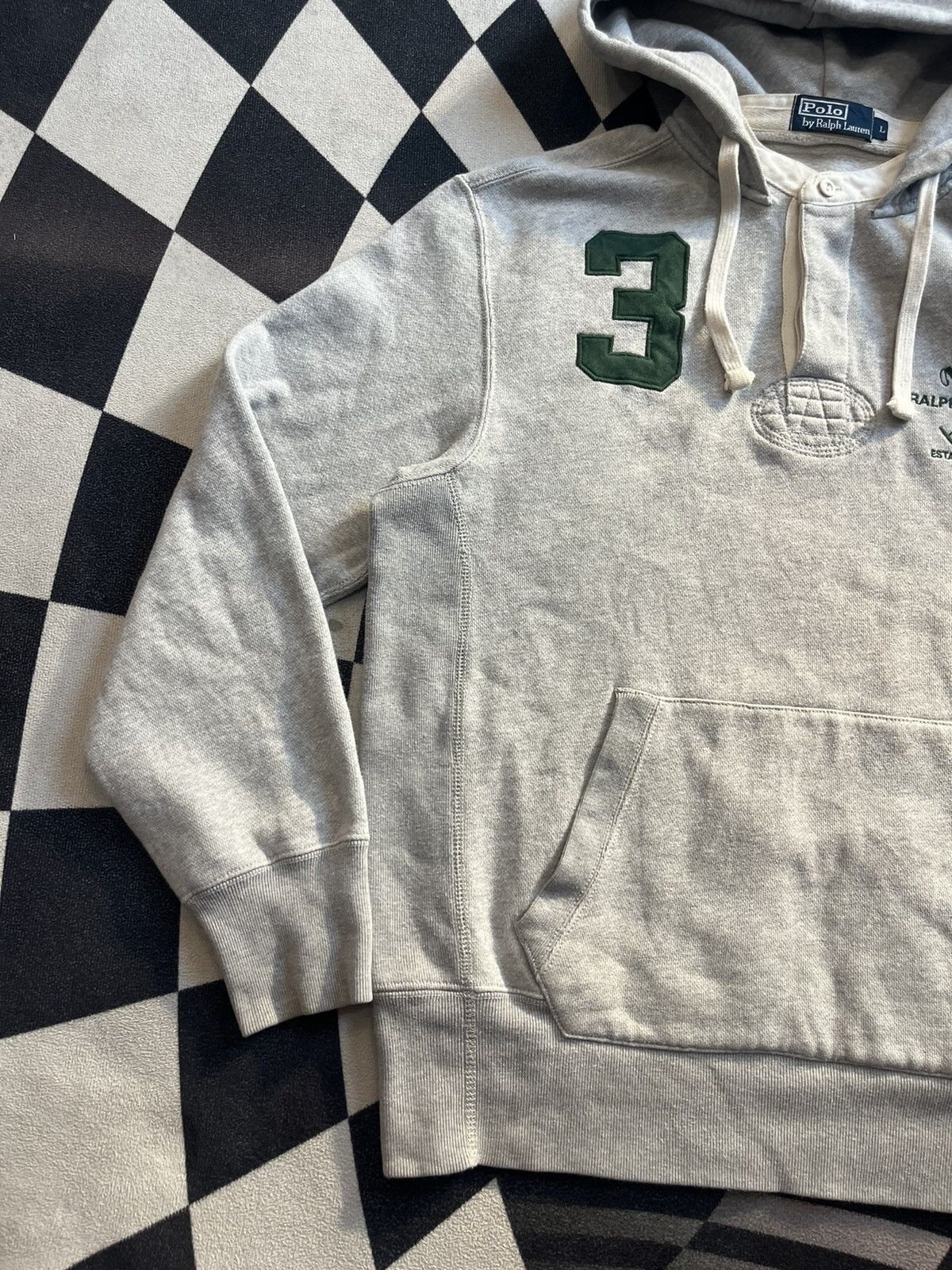 Polo Ralph Lauren Vintage POLO Ralph Lauren RLPC No.3 Hoodie Shirt Size US L / EU 52-54 / 3 - 7 Thumbnail