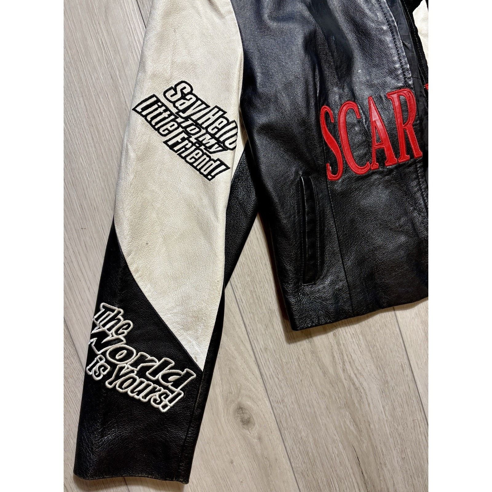 JH Design Scarface Licensed JH Design Leather Jacket Y2K Womens L Size L / US 10 / IT 46 - 10 Thumbnail