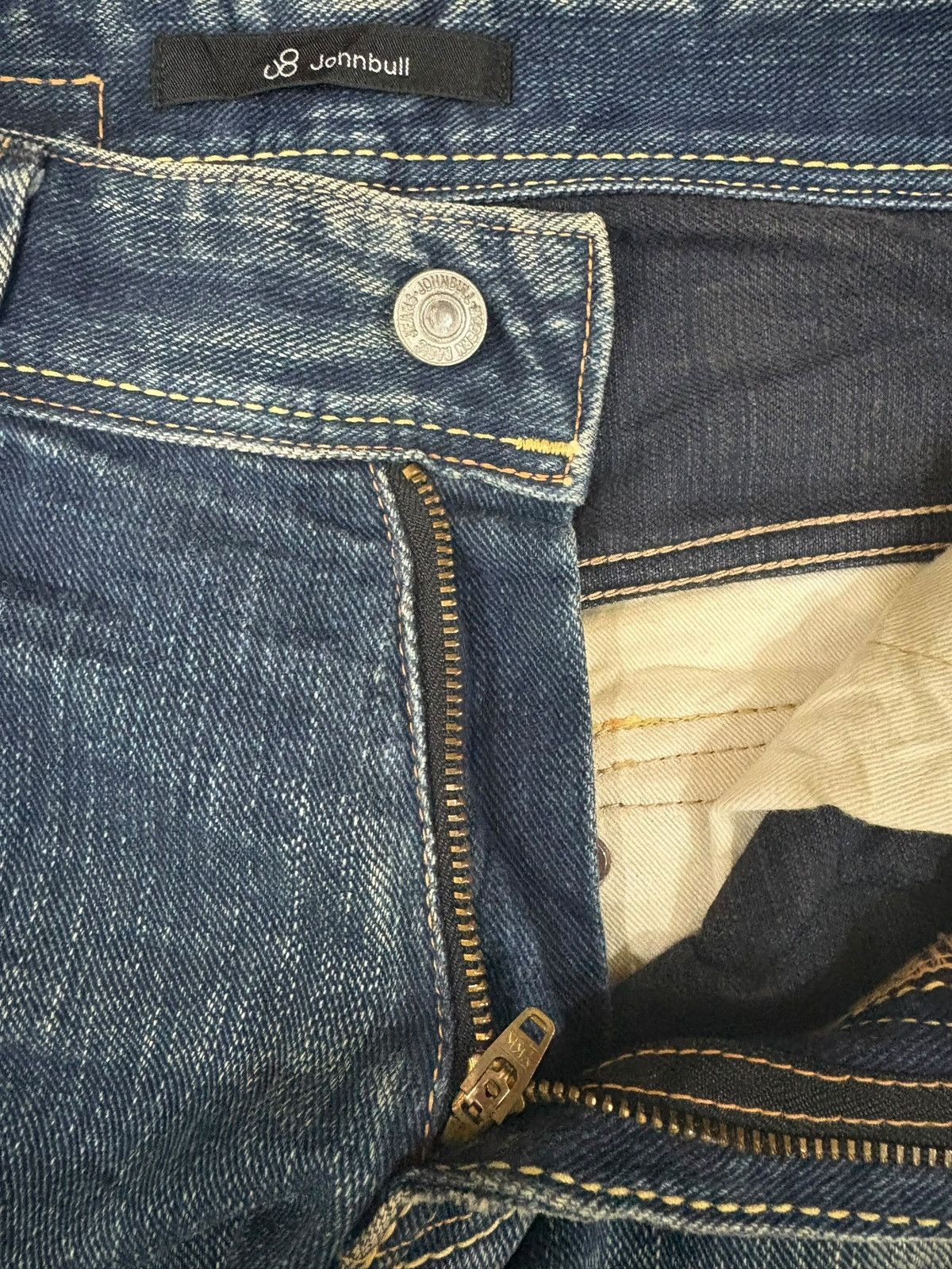 Johnbull Vintage Japanese Johnbull Mud Wash Distressed Jeans Size US 30 / EU 46 - 9 Thumbnail