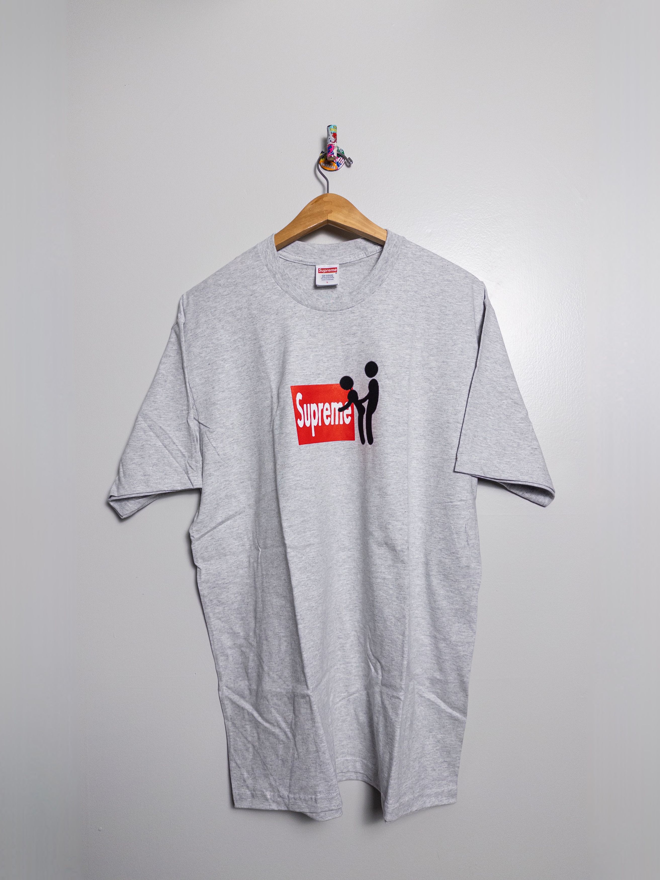 Supreme Supreme Stick Tee Grey | Grailed