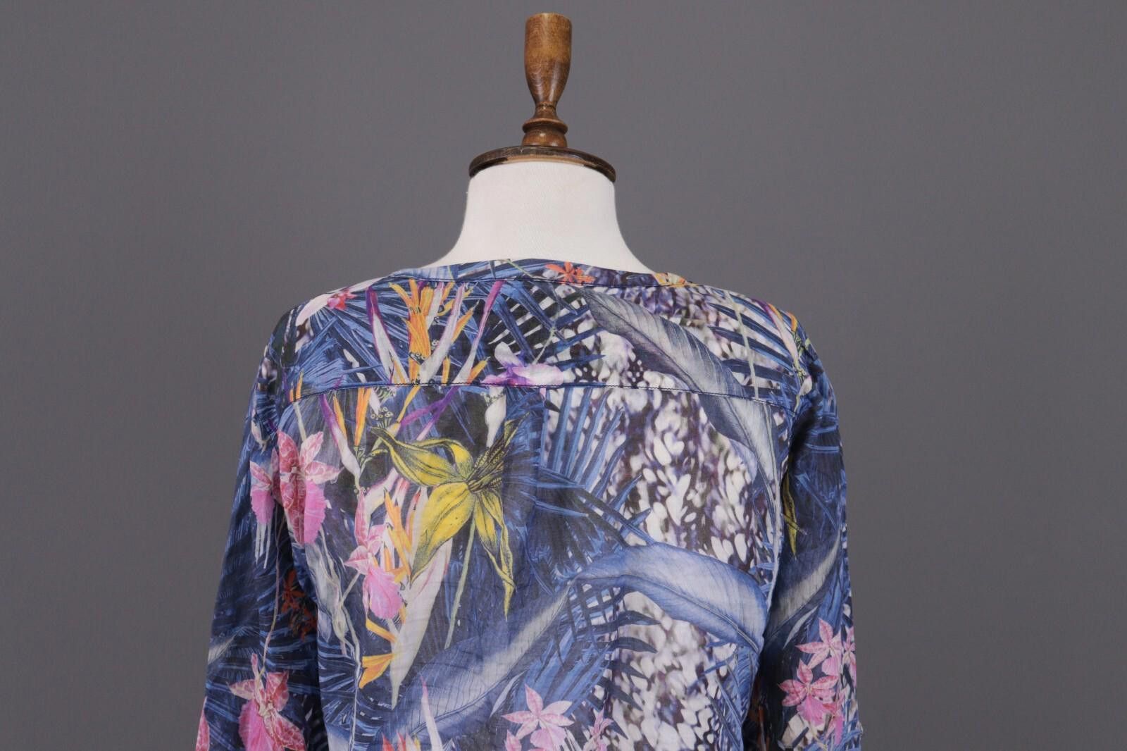 Designer Emily Van Den Bergh Multicolor Floral Shirt Size 42 / L Size M / US 6-8 / IT 42-44 - 11 Thumbnail