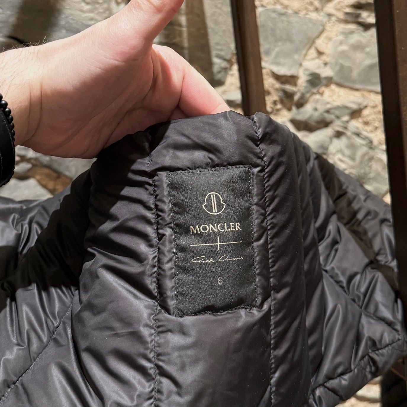 Moncler × Rick Owens Moncler X Rick Owens Radiance Quilted Padded Scarf Size ONE SIZE - 3 Thumbnail