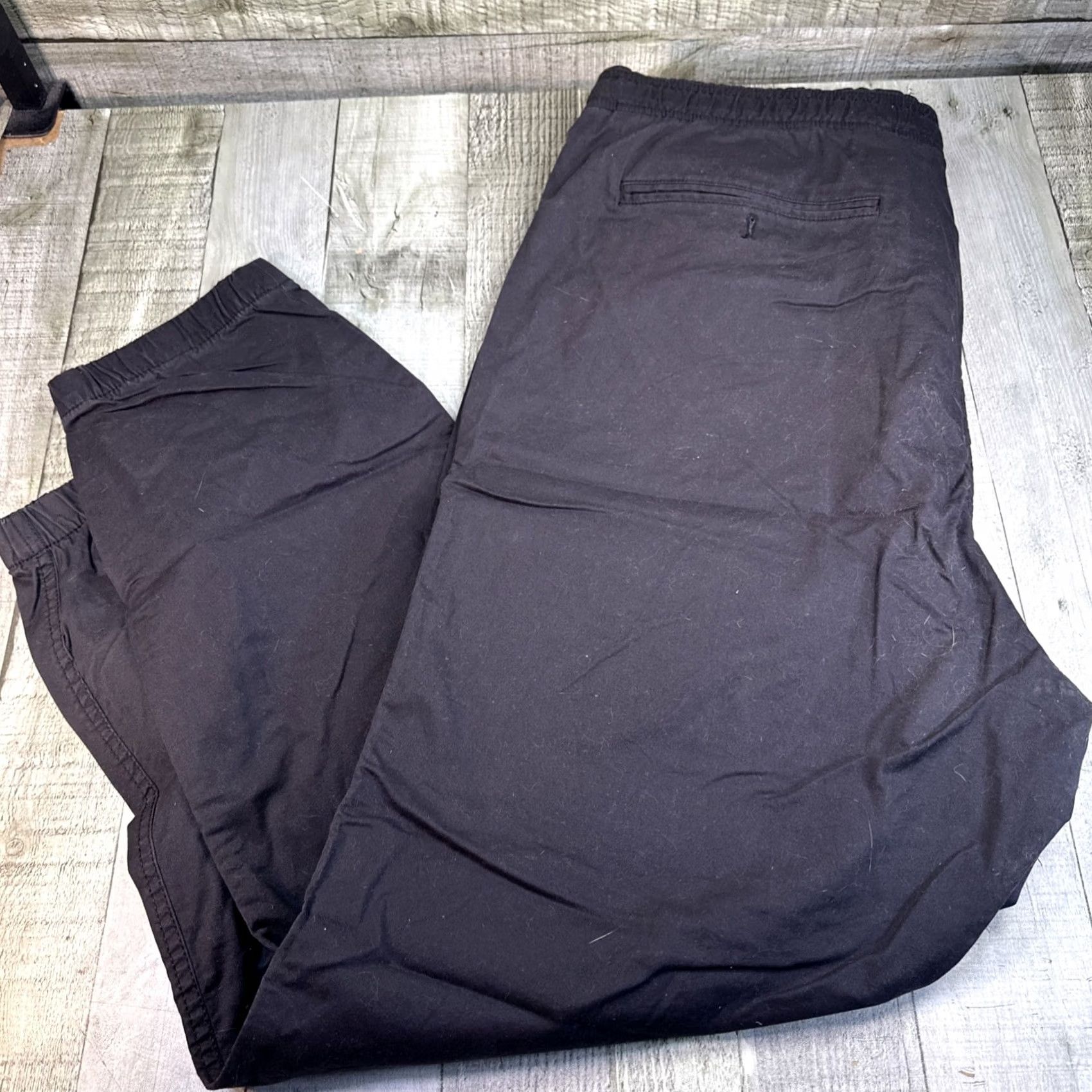 Gap VINTAGE Gap Khakis Pants Men XL Drawstring Elastic Bottom Black Size US 36 / EU 52 - 5 Thumbnail