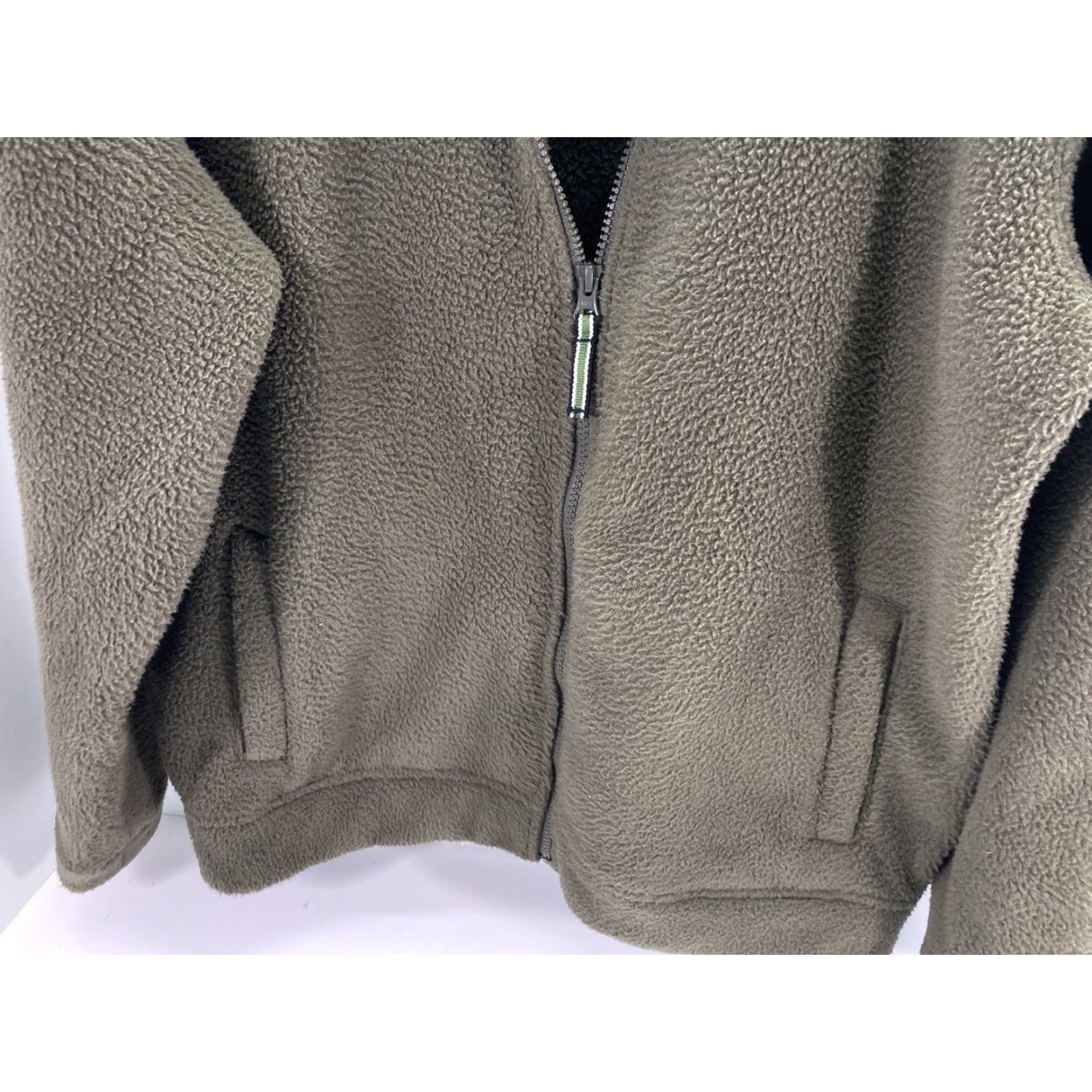 Orvis VINTAGE Orvis Fleece Jacket Men M Green Full Zip Mock Neck Pockets Casual Size US M / EU 48-50 / 2 - 2 Thumbnail